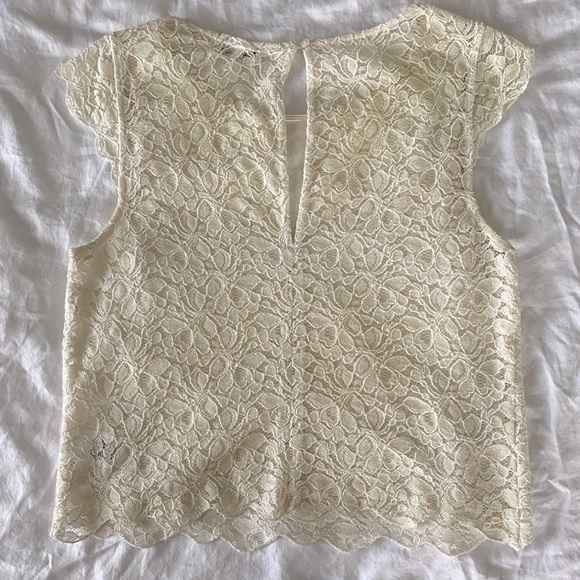 2/$40💜 CLOSET CLEAN OUT: Aritzia lace blouse - Picture 2 of 6